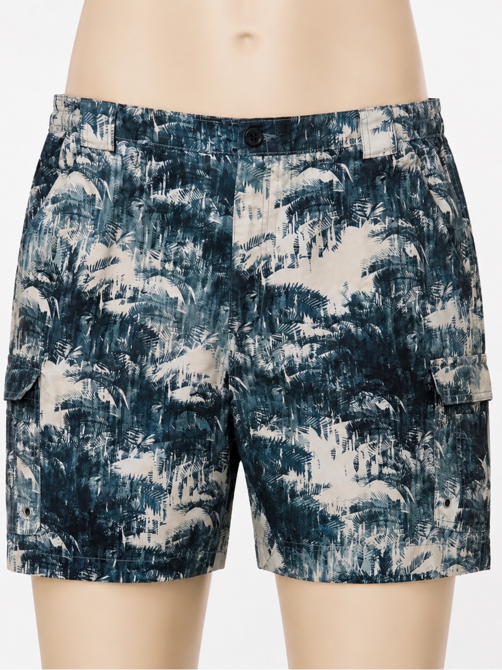 Reel Legends Tropical Printed Swim Trunks- XL